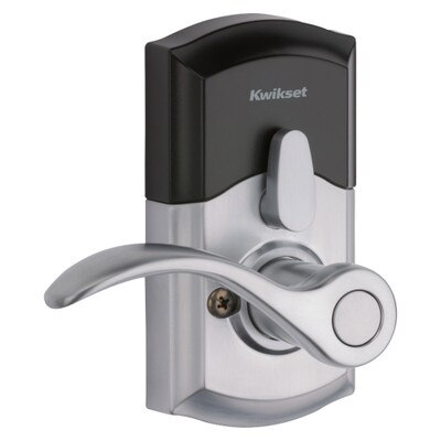 Kwikset SmartCode 955 Reversible Electronic Lever, Satin Chrome